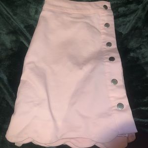 Light pink skirt